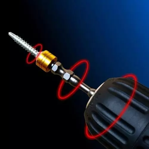DY TOOLS Double Cross Head PH2 Screwdriver Bit Set Magnetic Collar 6.35 mm (1/4 Inch) Hex Shank (Pack of 10)