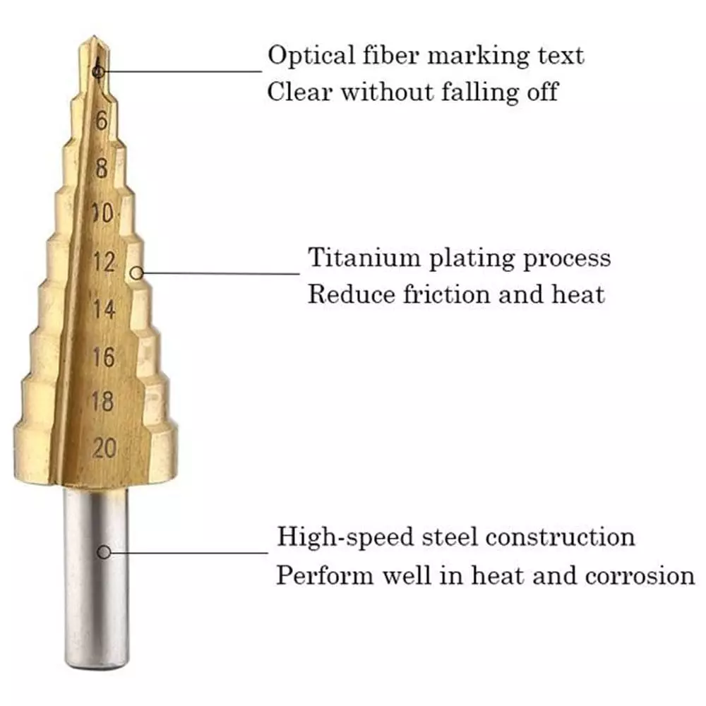 veltrix-3-pcs-cone-drill-bit-set-titanium-coated-high-speed-steel-step-bits-for-clean-and-precise-hole-expansion