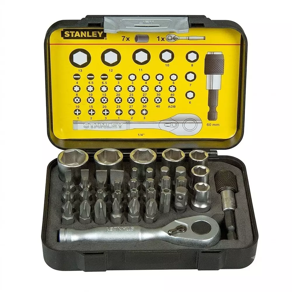 stanley-39-pcs-bit-socket-ratchet-set-with-14-inch-635-mm-square-drive-for-power-drill-impact-driver-more-1-13-906