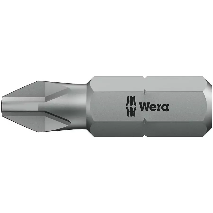 WERA PHILLIPS BIT, SIZE PH1, 25MM, 05072070001