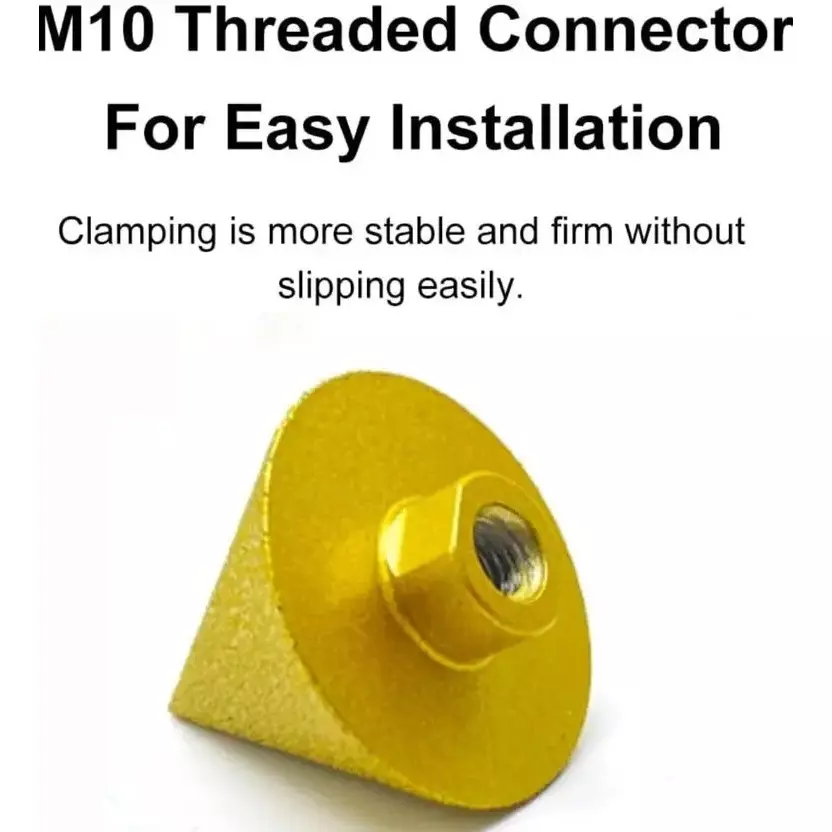 ToolsT 3.2 cm Diamond Counter Sink Drill Bit for Shaping & Trimming in Granite, Stone, and Marble