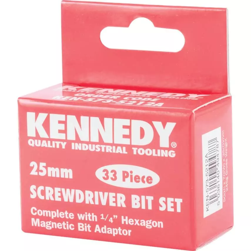 kennedy-screwdriver-bit-set-slotted-chrome-molybdenum-steel-hex-shank-shape-pack-of-33