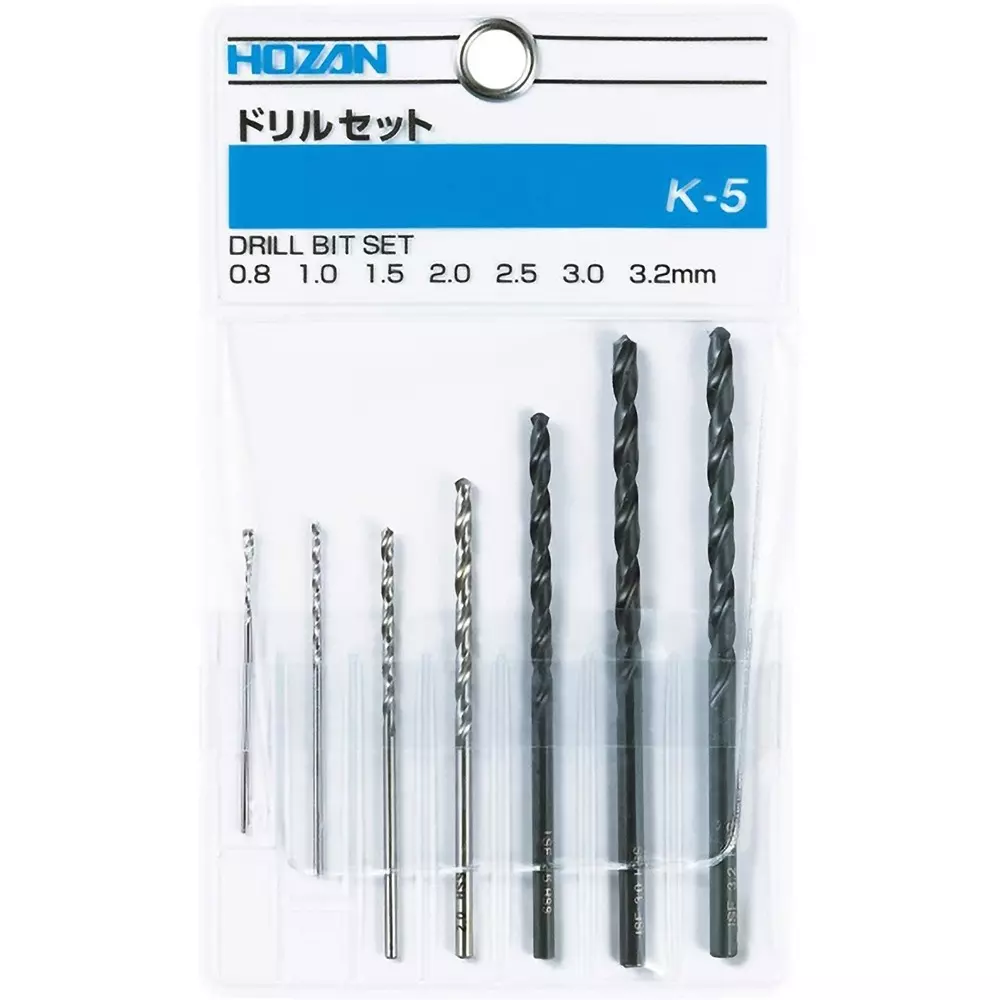 HOZAN Drill Bit Set, K-5 (Pack of 7)