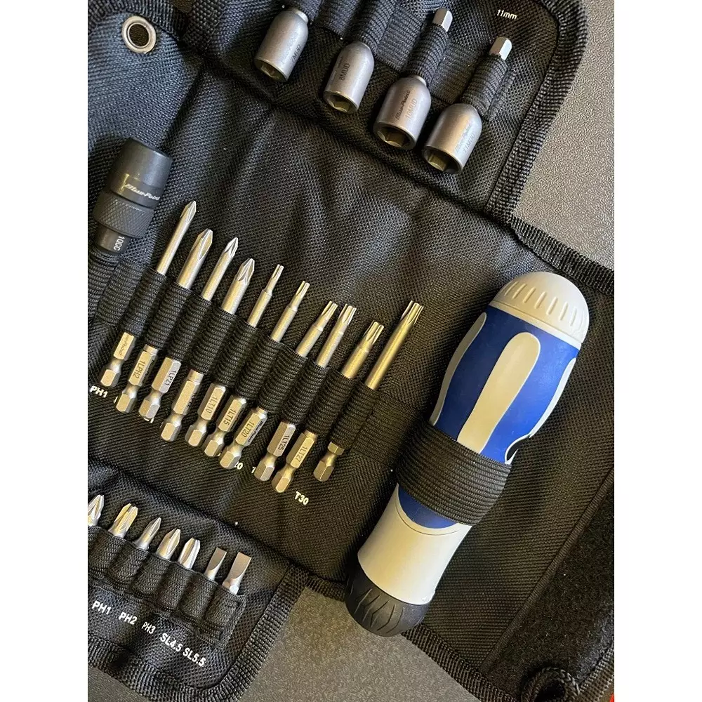 blue-point-31-pcs-bit-set-alloy-steel-body-and-pouch-packaging-blp31bitp