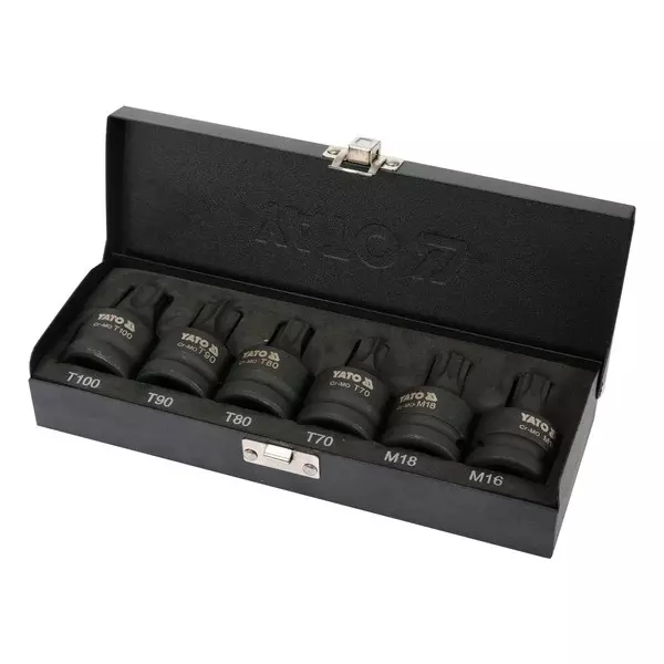 yato-6-pcs-torxspline-bit-set-34-inch-190-mm-drive-size-crmo-body-in-phosphated-finish-yt-10653