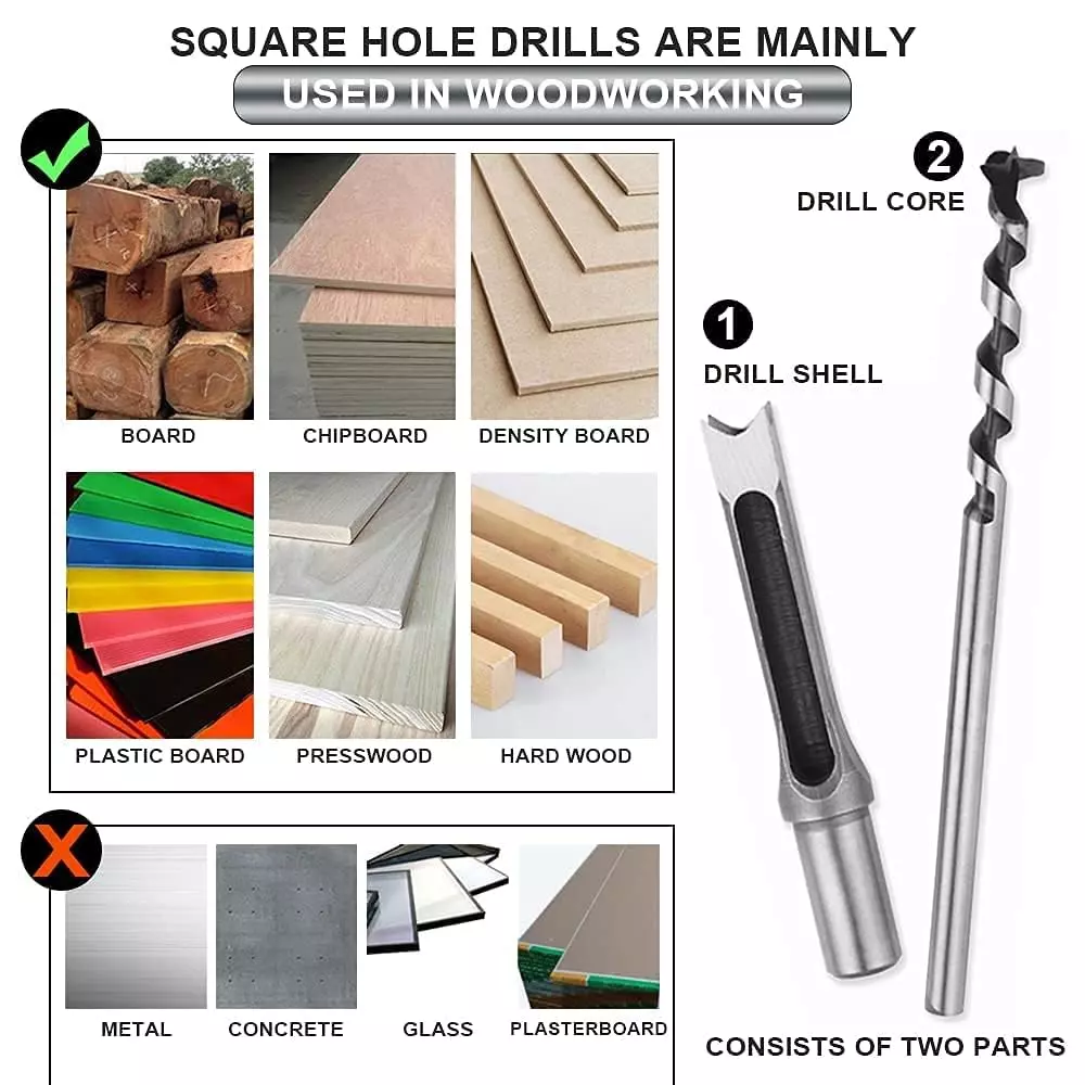 veltrix-4-pcs-square-hole-mortising-chisel-set-hss-woodworking-drill-bits-for-furniture-cabinetry-joinery-work