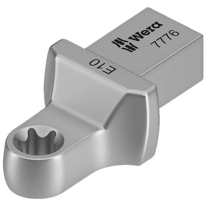 Wera External TORX Insert 3/8 x 7/15 Inch (9 x 12 mm) Drive Size Silver for Industrial Use, 05078662001