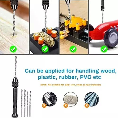 DY TOOLS Twist Drill Bit Set Aluminium & High Speed Steel Spiral Flute Round Shank 135° Angle 1-13 mm Size (Pack of 25)