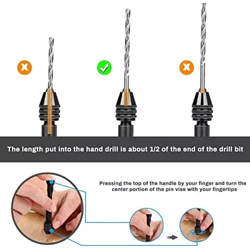 DY TOOLS Twist Drill Bit Set Aluminium & High Speed Steel Spiral Flute Round Shank 135° Angle 1-13 mm Size (Pack of 25)