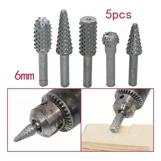 veltrix-5-pcs-rotary-burr-drill-bit-set-6-mm-shank-wood-carving-rasp-files-for-dremel-engraving-grinding