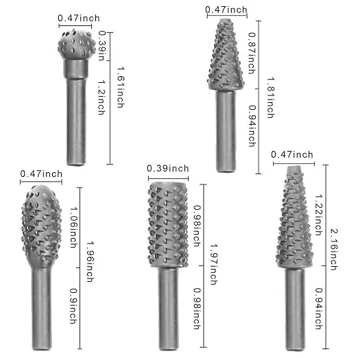 veltrix-5-pcs-rotary-burr-drill-bit-set-6-mm-shank-wood-carving-rasp-files-for-dremel-engraving-grinding