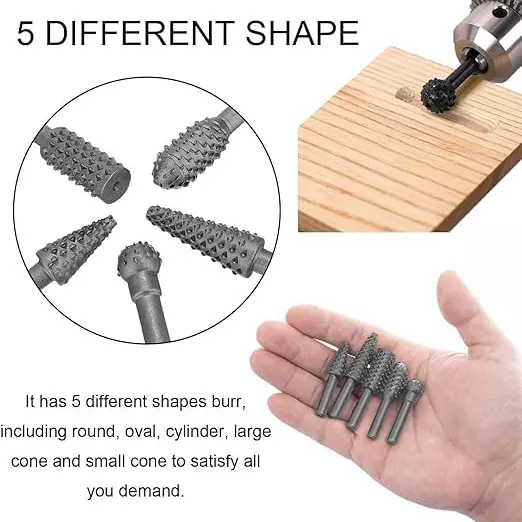 veltrix-5-pcs-rotary-burr-drill-bit-set-6-mm-shank-wood-carving-rasp-files-for-dremel-engraving-grinding