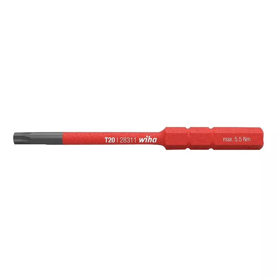 WIHA TORX BIT, T15, 75MM, 35508