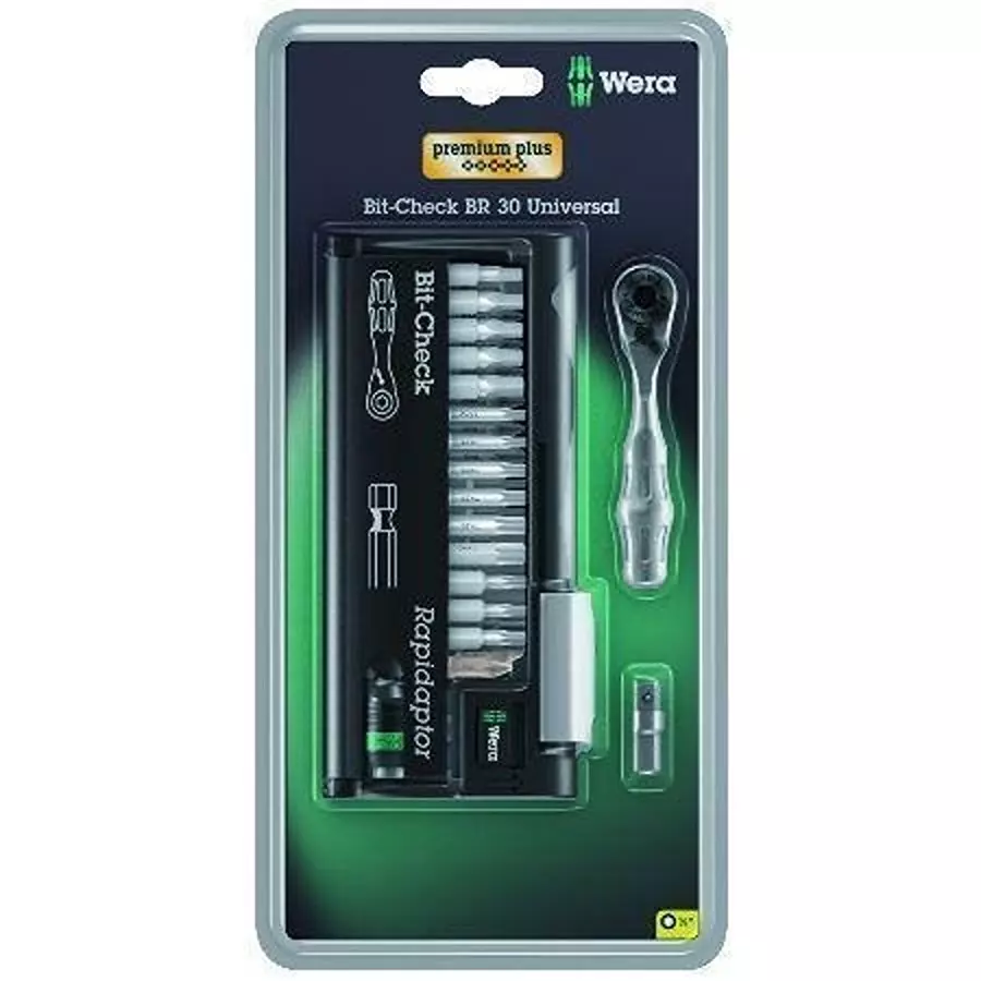 WERA 30 Piece Wera Bit Ratchet Set, 05073640001