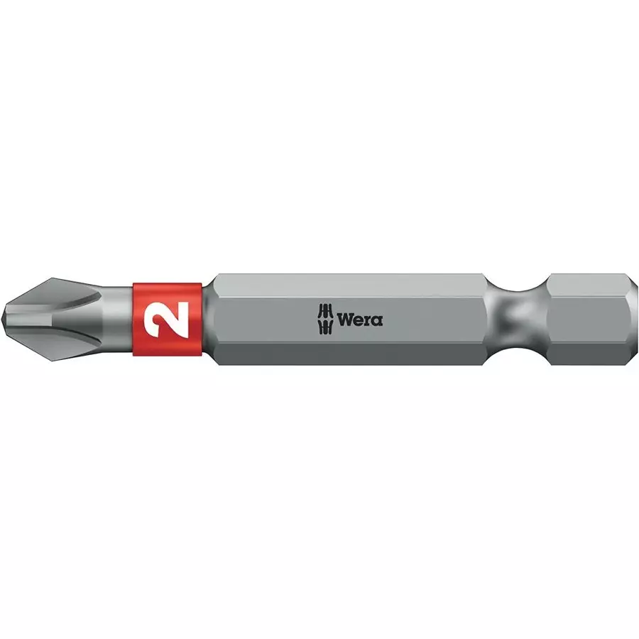 WERA PHILLIPS BIT, SIZE PH2, 50MM, 05059552001