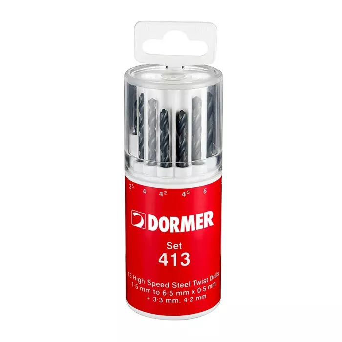 DORMER PRAMET Jobber Drill Set 13-Piece 6.5 mm max 1.5 Min, 5969772