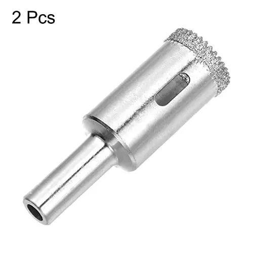 DY TOOLS Serrated Hollow Core Diamond Drill Bit Set Diamond 16 mm Size (Pack of 2)