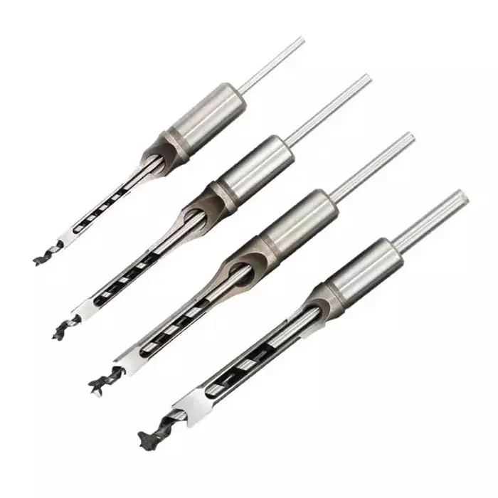DY TOOLS Twist Drill Bit Set High Speed Steel Square Shank 6, 8, 10 & 12.7 mm Bit Size (Pack of 4)