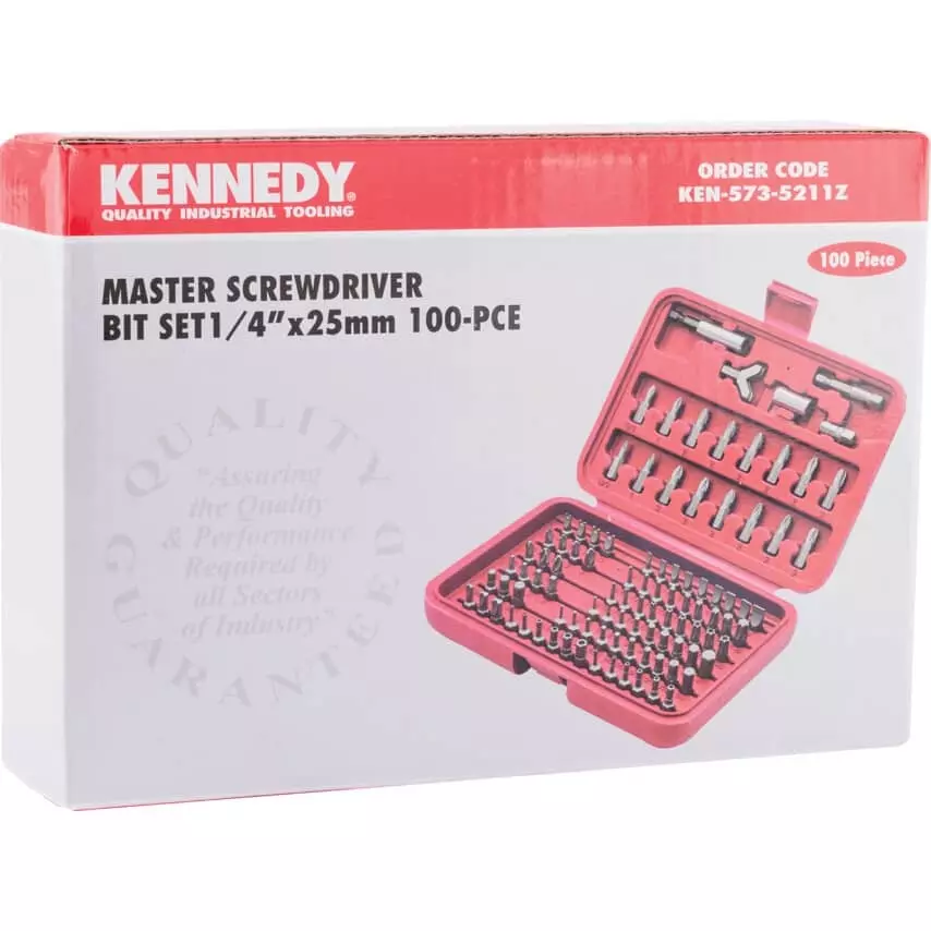 kennedy-screwdriver-bit-set-torq-set-spanner-tamperproof-torx-chrome-molybdenum-steel-hex-shank-shape-pack-of-100