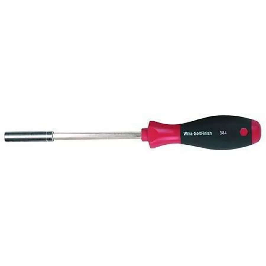 WIHA 1/4" x 300mm SoftFinish Ergonomic Cushion Grip Bit Holding Handle, 38460