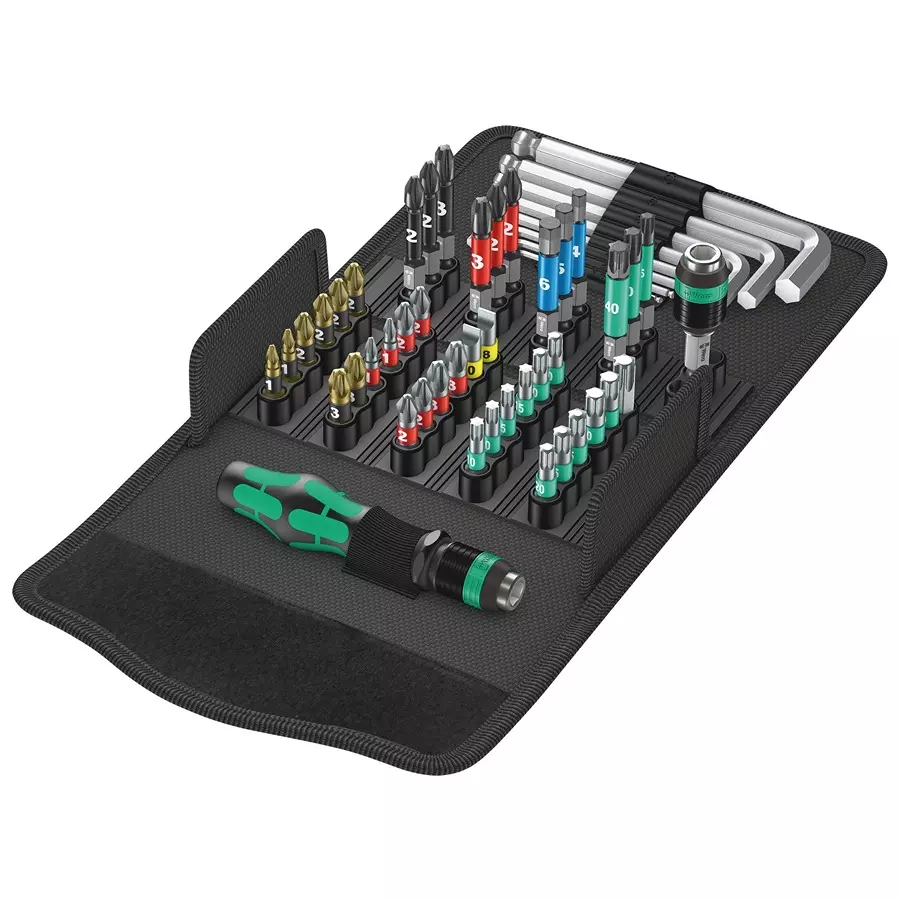 WERA BIT ASSORTMENT, 52 PC, 05057460001