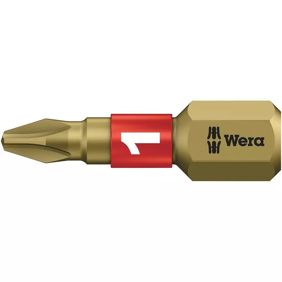 WERA PHILLIPS BIT, SIZE PH1, 25MM, 05056410001