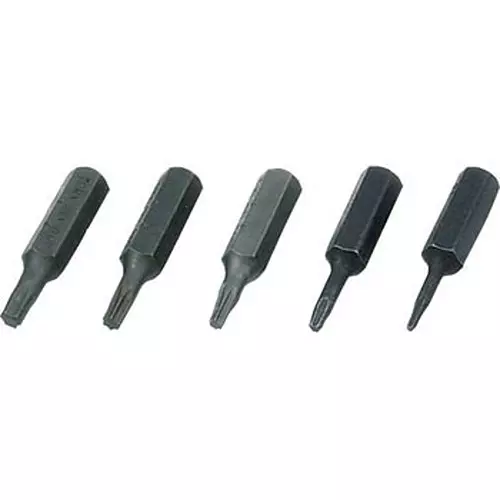 Ktc T-TorxBit Set T6 to T20 20 mm Length, TDT5 (Pack of 5)