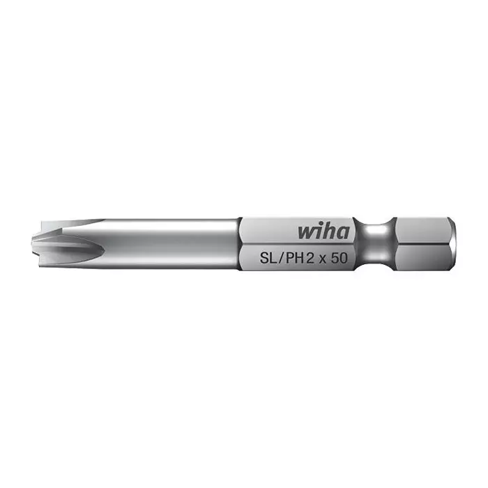 WIHA PHILLIPS/SLOTTED BIT, PH2 X 50MM, 32492