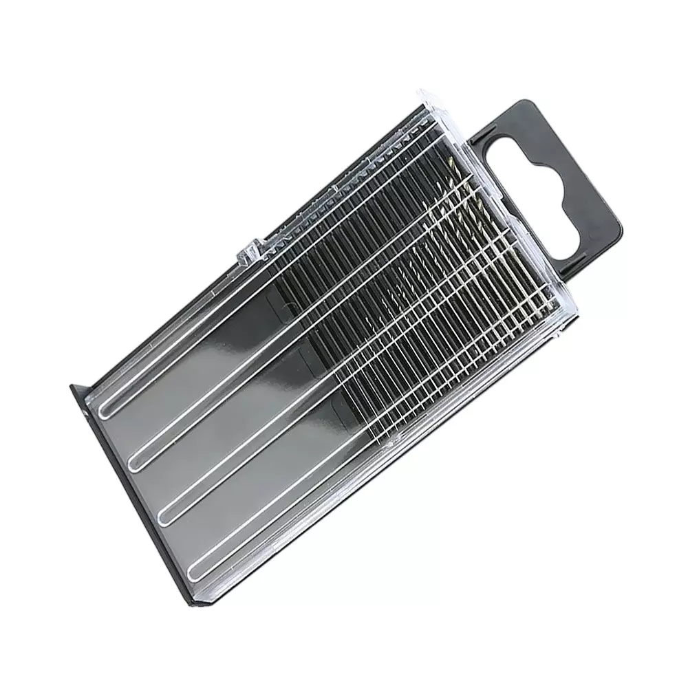NF&E Magicdeal 20 Pcs Mini HSS Twist Rotary Drill Bit Set High Speed Steel 0.3–1.6 mm