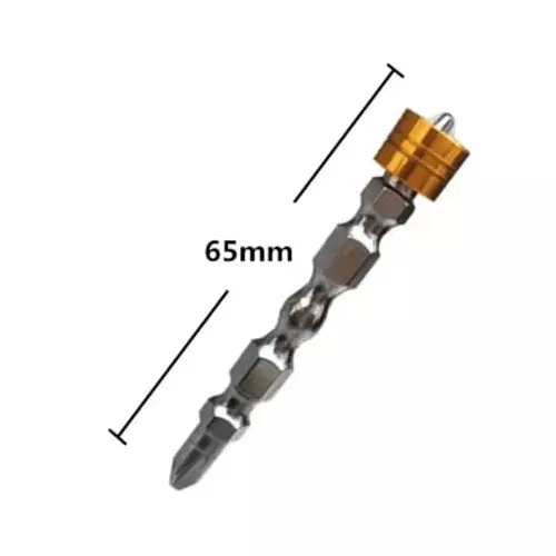 DY TOOLS PH2 Strong Magnetic Screwdriver Bit Set Chrome Vanadium Steel Straight Flute Straight Shank (Pack of 5)