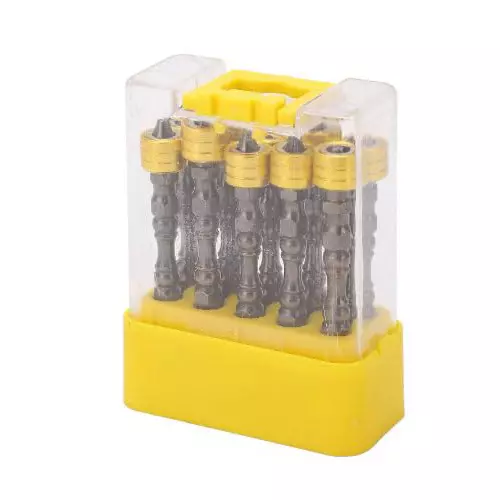 DY TOOLS PH2 Strong Magnetic Screwdriver Bit Set Chrome Vanadium Steel Straight Flute Straight Shank (Pack of 5)