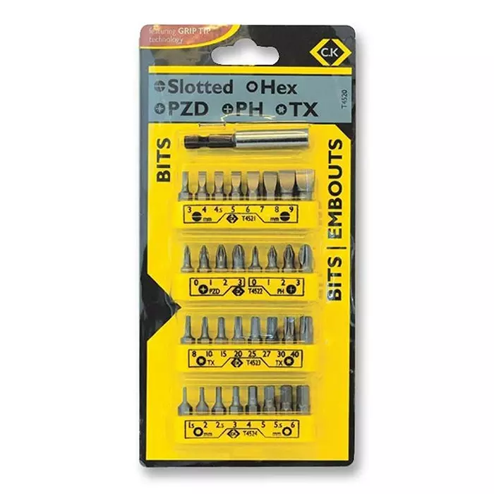 CK TOOLS SCREWDRIVER BIT SET, 32PC, T4520