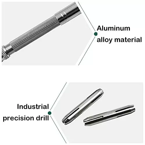 DY TOOLS Mini Micro Twist Drill Bit Set Spiral Flute Round Shank 90° Angle (Pack of 10)