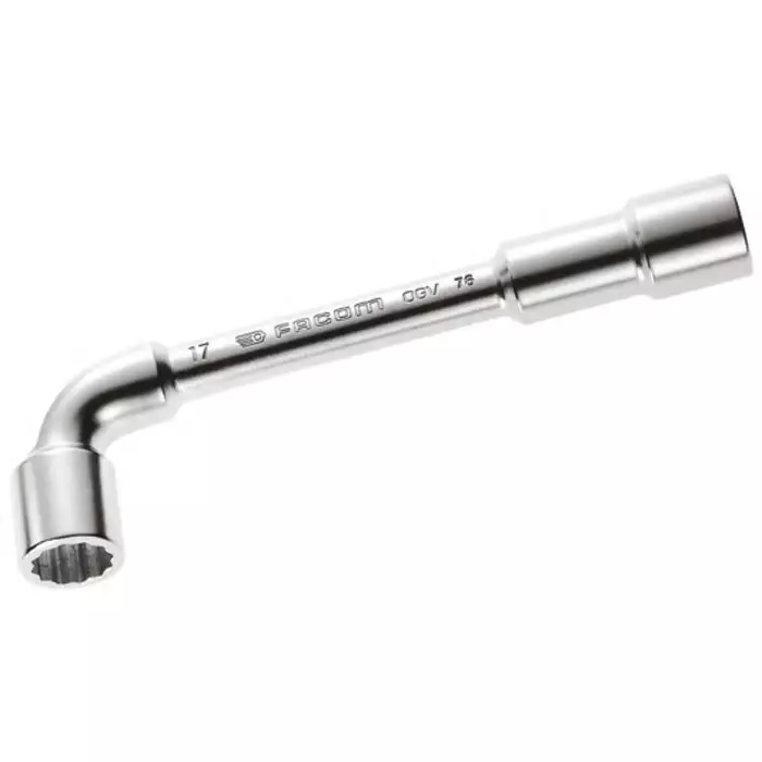 Facom Hex Tubular Box Spanner, 12 mm Tip, 144 mm Overall, 76.12