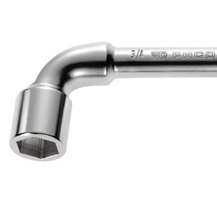Facom Hex Tubular Box Spanner Set, 38 mm Tip, 390 mm Overall, 75.38