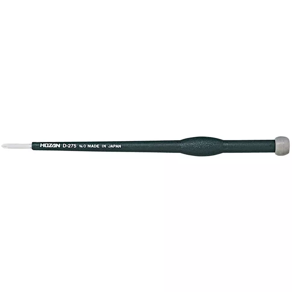 HOZAN Ceramic Adjustment Screwdriver Φ mm Shank Dia No.0 Tip Size, D-275