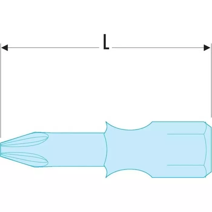Facom Pozidriv Driver Bit, ED.103T