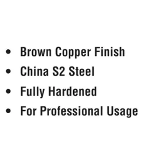 ADRAL Power Bit HD 65 mm Steel Copper Finish Brown for Industrial Use, PB65 (Pack of 20 Pcs)