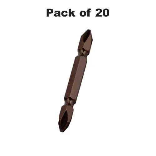 ADRAL Power Bit HD 100 mm Steel Copper Finish Brown for Industrial Use, PB100 (Pack of 20 Pcs)