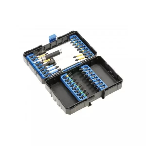 Hogert Technik Impact Bit Set S2 Alloy Steel Body and 1/4 inch (6.35 mm) Handle Size