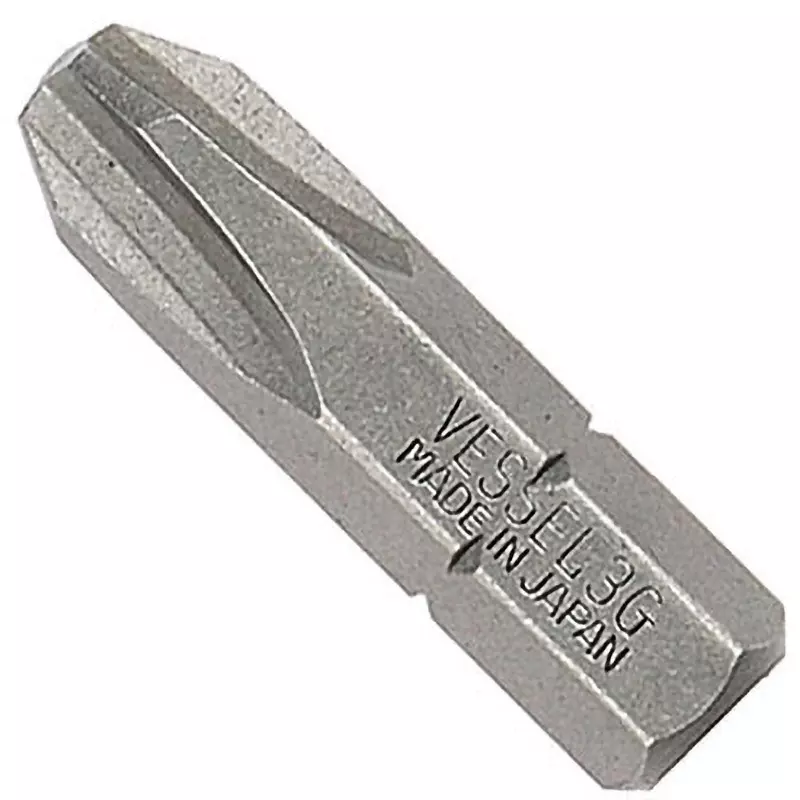 Vessel Driver Bit B33 25.4 mm Overall Length, B33 +3X25.4G (Pack of 10 Pcs)