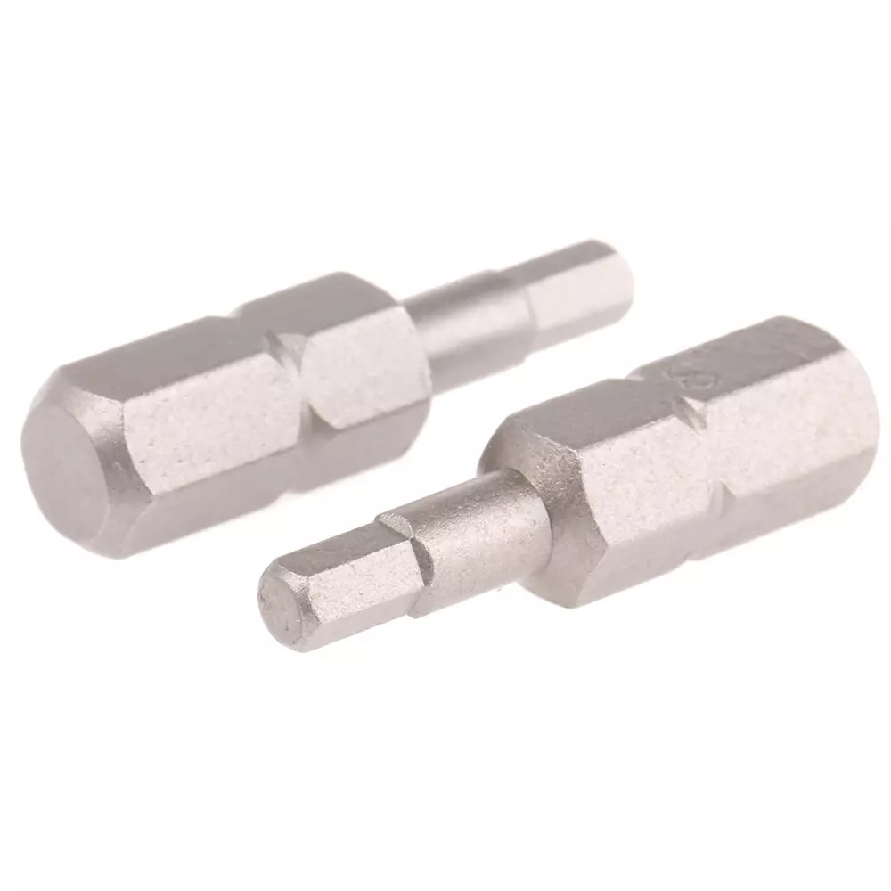 RS PRO Bit Set 50 Piece 3 mm Chrome Molybdenum Steel 1/4 Inch Hex 25 mm, 2658350 (Pack of 50 Pcs)