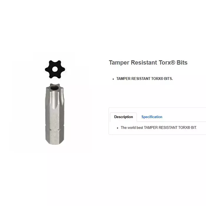 blue-point-tamper-resistant-torx-bit-chrome-finish-alloy-steel-body-and-t25-tip-size-blptb25tp