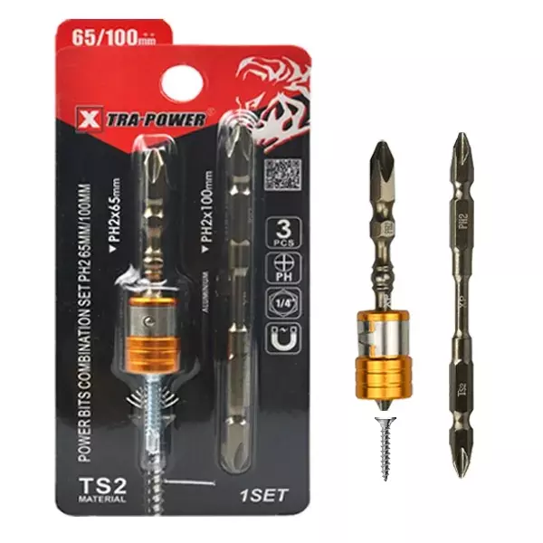 xtra-power-65-mm100-mm-ph2-screwdriver-bits-combination-set-with-magnetic-ring