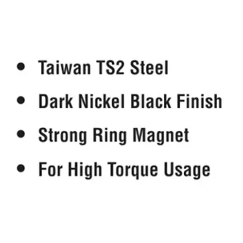 ADRAL Disco Bit with Ring Magnet 65 mm Steel Black & Blue for Industrial Use, RNG 65 (Pack of 20 Pcs)