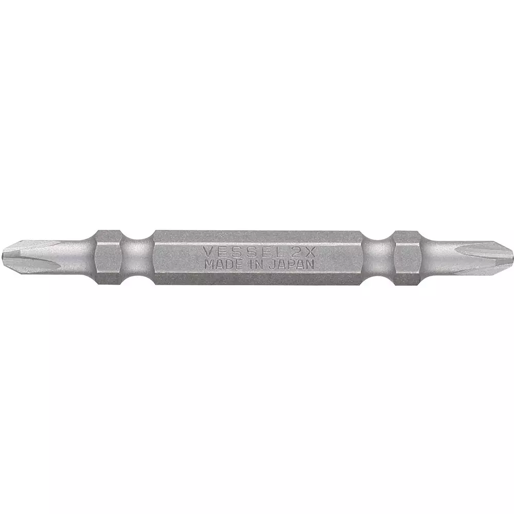 Vessel Easy-To-Read Bit 65 mm Overall Length Plus (+) Tip, DS5P2065 (Pack of 5 Pcs)