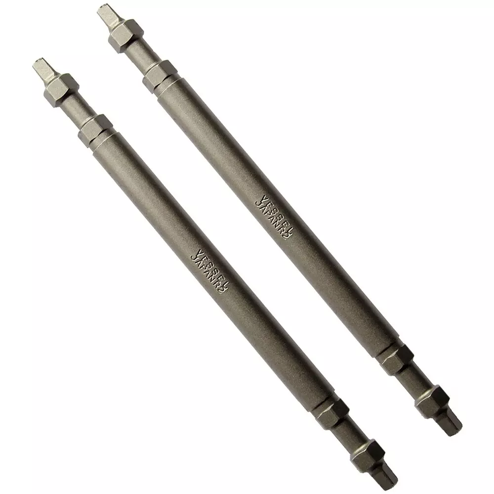 Vessel Square Bit 110 mm Overall Length, A14SQ2110 (Pack of 2 Pcs)