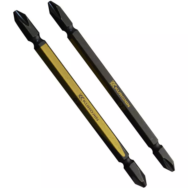 FUJIYA Double End Bit 110 mm Overall Length, 5202-110-BG (Pack of 2 Pcs)