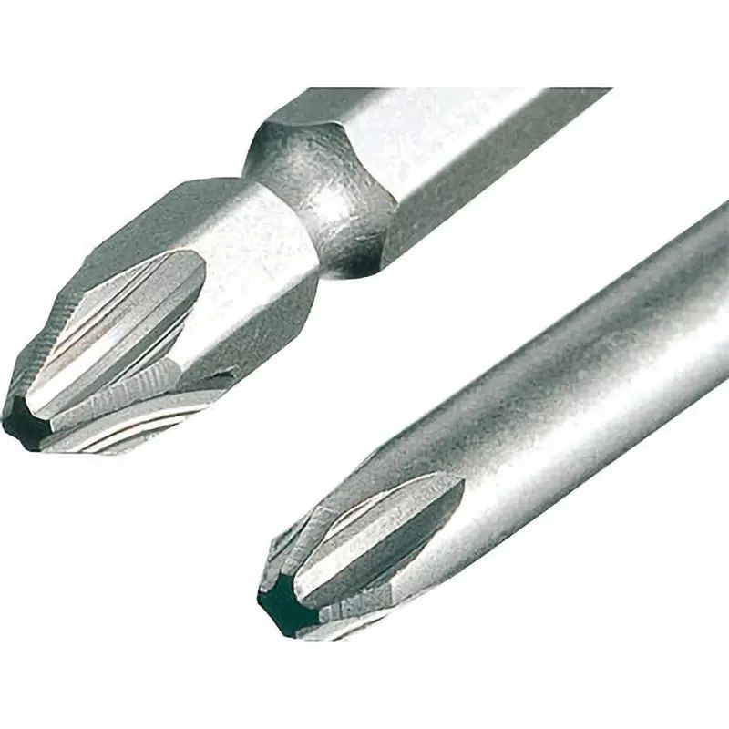 TRUSCO Screw Clinching Bit 100 mm Overall Length Plus (+) Tip, TKB-D2-100 (Pack of 2 Pcs)