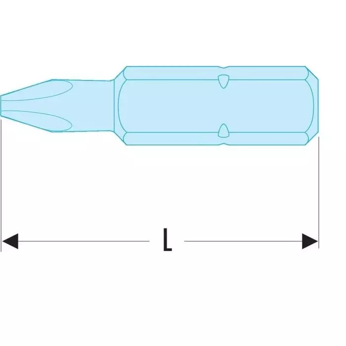 Facom Hexagon Screwdriver Bit, 4 mm Tip, ENH.304